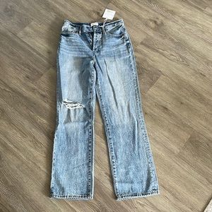 Cassie super high rise straight pistola jeans